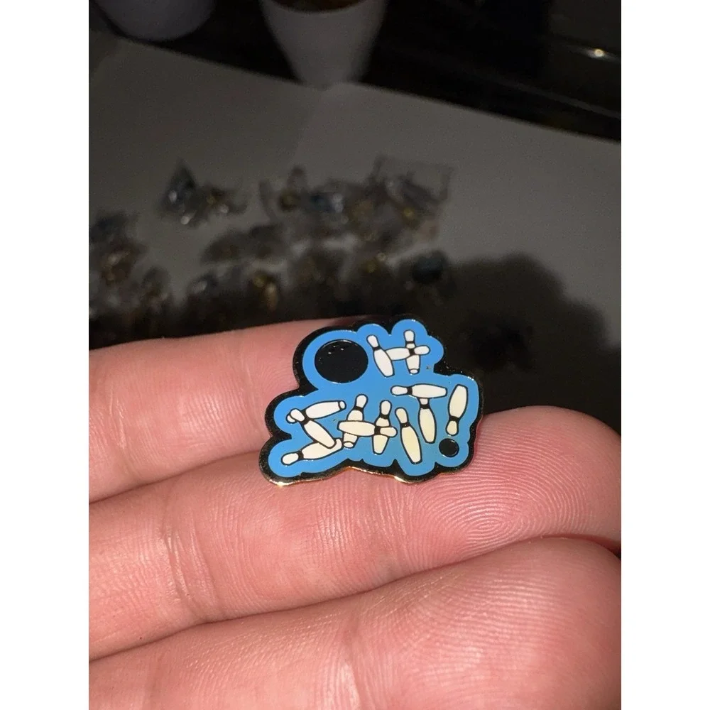 Bulk Lot 205 Funny Bowling Enamel Pins Wholesale Reseller Job Lot 